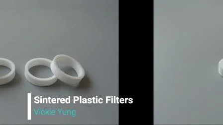 High Ultra Polymer Plastic PE PTFE PA PP Powder 0.5 ~ 100 Microns Sintered Water Cartridge Filter with Different Pleated/Rod/Tablet/Tube/Disc Filter Design