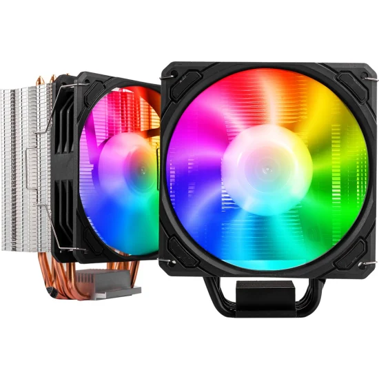 Factory Price Aluminum Copper Cooling Fan Heatsink RGB Air CPU Cooler for Desktop Computer